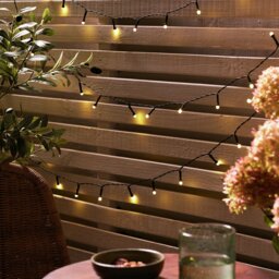 Garden by Sainsburys Solar 100L Warm White String Lights - thumbnail 1
