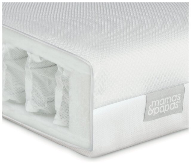 Mamas and Papas 140x70cm Pocket Spring Cot Bed Mattress - image 1