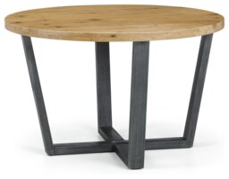 Julian Bowen Brooklyn 4 Seater Oak Dining Table - Natural - thumbnail 2