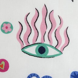 Habitat Cotton Eyes and Heart Print Bedding Set - Single - thumbnail 2