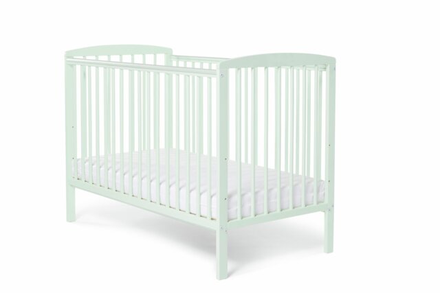 Baby Elegance Starlight Baby Cot with Mattress - Sage - image 1