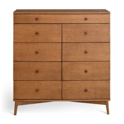 Habitat Kirk Oak 9 Drawer Chest - Natural - thumbnail 2
