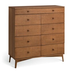 Habitat Kirk Oak 9 Drawer Chest - Natural