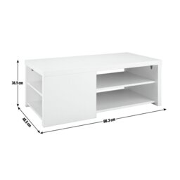 Argos Home Venice Coffee Table - Grey - thumbnail 2