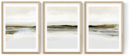 East End Prints Winter Landscape Oak Frame Art Print - A2 - thumbnail 2
