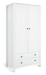Argos Home Minato 3 Piece 2 Door Wardrobe Set - White - thumbnail 2