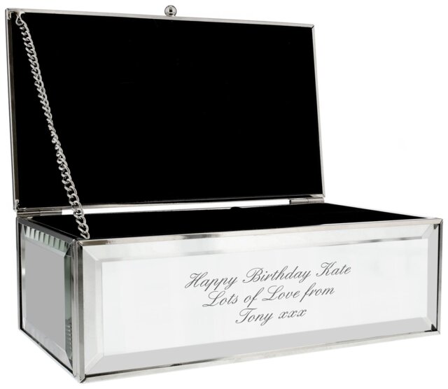 Personalised Message Jewellery Box - image 1