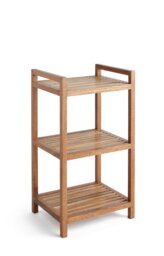 Habitat Mango Wood Bathroom Storage Shelf Unit - Natural - thumbnail 2