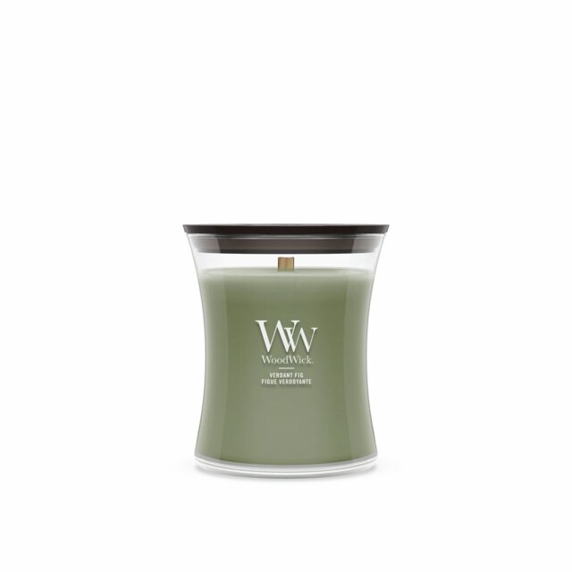 WoodWick Medium Hourglass Jar Candle - Verdant Fig - image 1