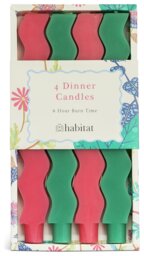 Habitat Wavy Set of 4 Candles - Unscented - thumbnail 2