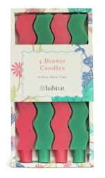 Habitat Wavy Set of 4 Candles - Unscented - thumbnail 1
