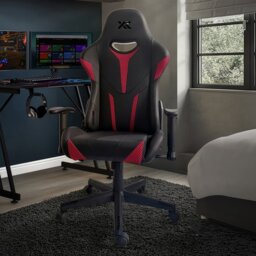 X Rocker Alpha Evo Esports Office Gaming Chair - Red & Black