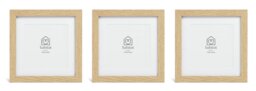 Habitat Oak Effect Wooden 3 Pk Picture Frame - Mixed Sizes - thumbnail 1