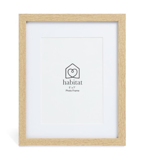 Habitat Oak Effect 3 Pack Picture Frame - Mixed Sizes - image 1