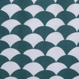Habitat Cotton Scallop Teal Reversible Bedding Set-Superking - thumbnail 2