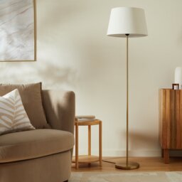 Argos Home Tisa Base Only Floor Lamp - Brass - thumbnail 1