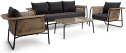 Argos Home Kona 5 Seater Rattan Effect Garden Sofa Set - thumbnail 1