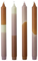 Bloomingville Set of 4 Dip Dye Candles - Unscented - thumbnail 2