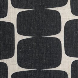 Habitat x Scion Lohko Fabric Armchair - Black & White - thumbnail 2