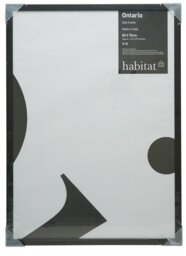 Habitat Ontario Black Wooden Picture Frame - 53x75cm