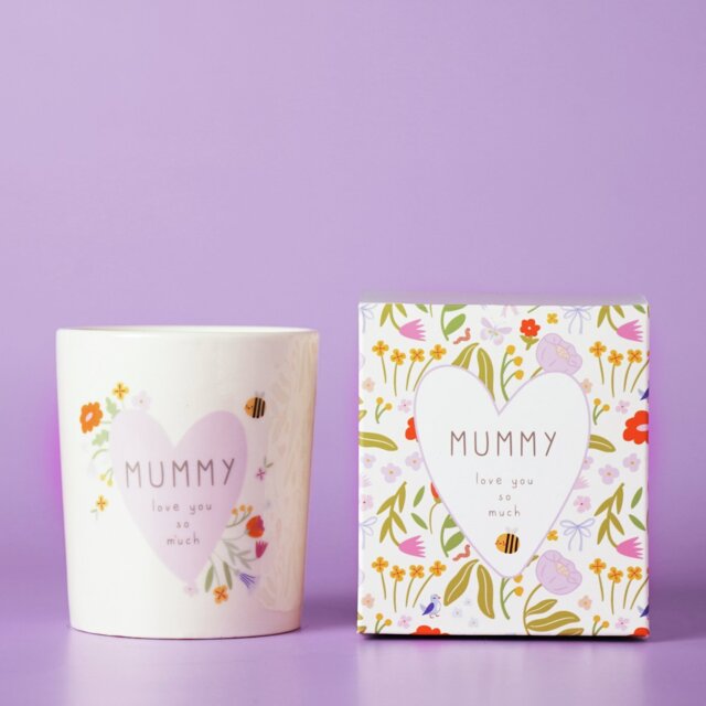 Widdop Love Life Ceramic Message Candle 190G - Mummy - image 1