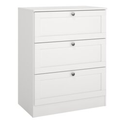 Furniture To Go Brande 3 Drawers Chest - White - thumbnail 2