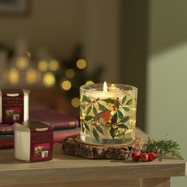 Argos Home Refillable Gel Candle Gift Set - Christmas Spice - image 1