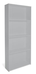 Argos Home Malibu Wide Bookcase - Grey - thumbnail 1