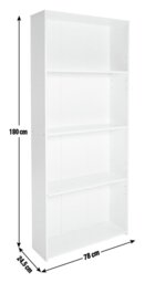 Argos Home Malibu Wide Bookcase - Grey - thumbnail 2