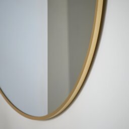 Habitat Gold Round Wall Mirror - 50x50cm - thumbnail 2