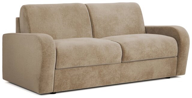 Jay-Be Deco Fabric 3 Seater Sofa Bed - Stone - image 1