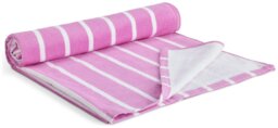 Habitat Pink Skinny Stripe Beach Towel - thumbnail 2