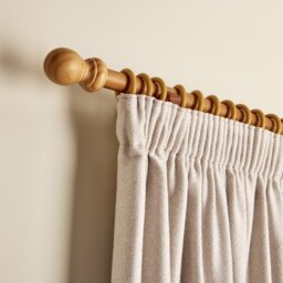 Argos Home Wooden Fixed Curtain Pole - 240cm - thumbnail 2
