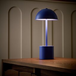 Habitat Rechargeable Mushroom LED Table Lamp - Blue - thumbnail 1