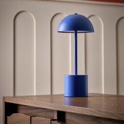 Habitat Rechargeable Mushroom LED Table Lamp - Blue - thumbnail 2