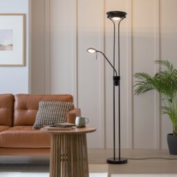 Argos Home Father & Child Uplighter Floor Lamp - Black - thumbnail 2