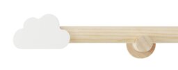 Habitat Kids Wooden Cloud Curtain Pole - 120cm - thumbnail 1
