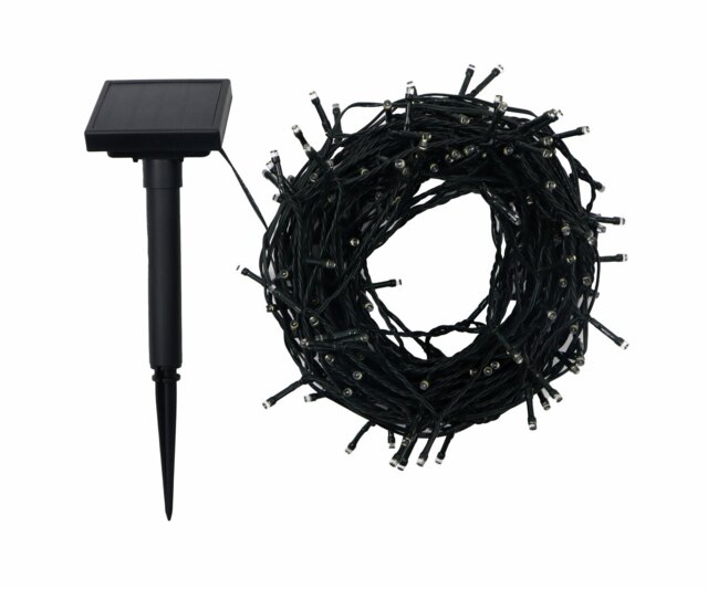 Argos Home 200 LED Solar String Lights - Warm White - image 1