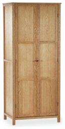 Julian Bowen Coxmoor 2 Door Wardrobe - Oak - thumbnail 2
