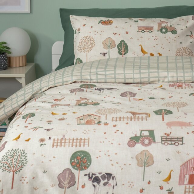 Habitat Cotton Little Farm Kids Bedding Set - Toddler - image 1