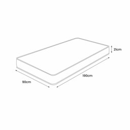 Jay-Be Truecore 1000 Pocket Mattress - Single - thumbnail 2