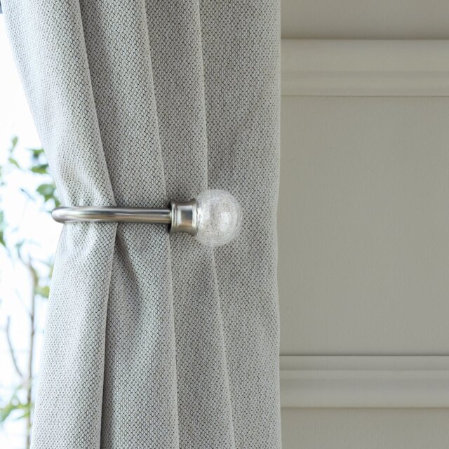 Argos Home Cora Crackle Ball Curtain Holdbacks - Metallic - image 1