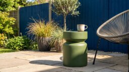 Habitat Outdoor Side Table - Green - thumbnail 1
