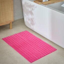 Habitat Quick Dry Bath Mat - Raspberry - thumbnail 1