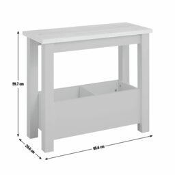 Argos Home Winchester Side Table - Grey - thumbnail 2