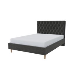 Millbrook Chester Superking Fabric Bed Frame-Charcoal - thumbnail 2