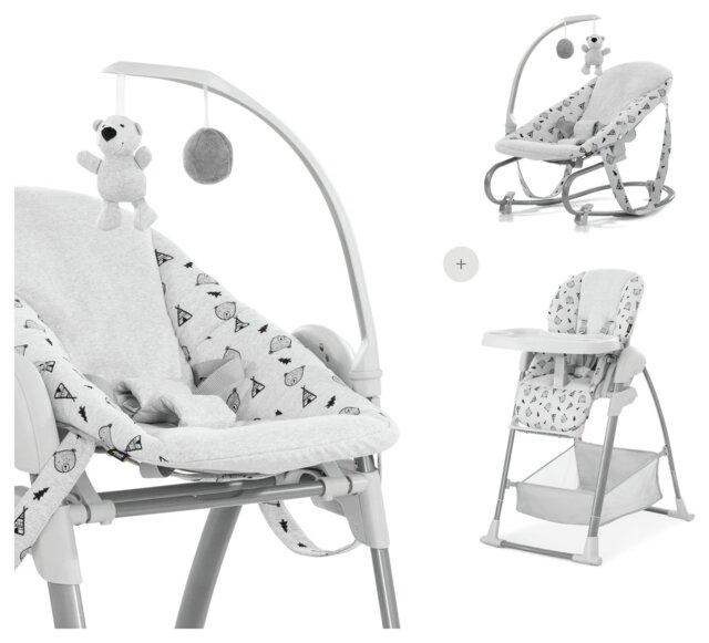Hauck Sit N Relax 3 in 1 Highchair - Nordic Grey