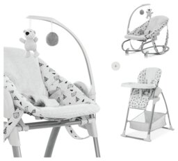 Hauck Sit N Relax 3 in 1 Highchair - Nordic Grey - thumbnail 1