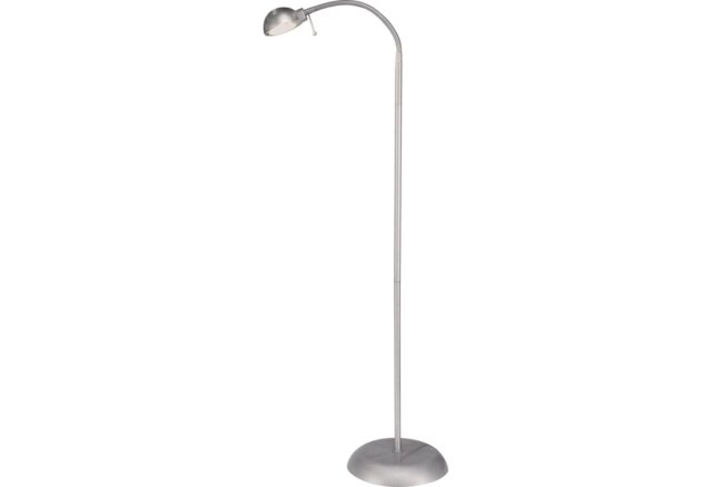 Argos Home Reading Light Floor Lamp - Silver - image 1
