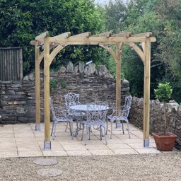 Forest Garden Ultima 2.4m  x 2.4m Pergola - thumbnail 2